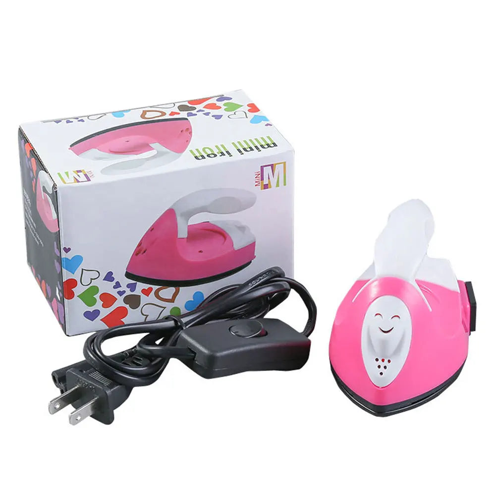 Mini DIY Heat Press Machine – Portable Electric Iron for Iron-On Transfers, Patches & Crafting