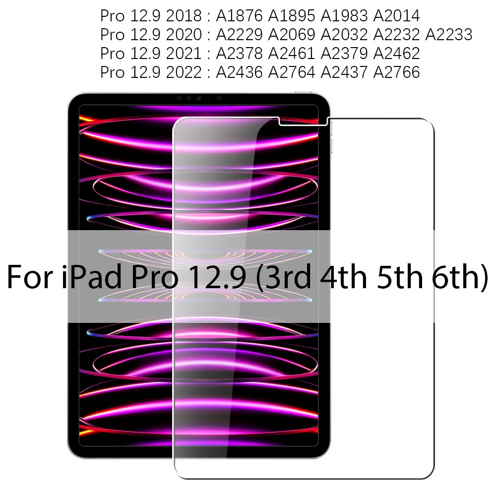 iPad Tempered Glass Screen Protector (Universal Fit)