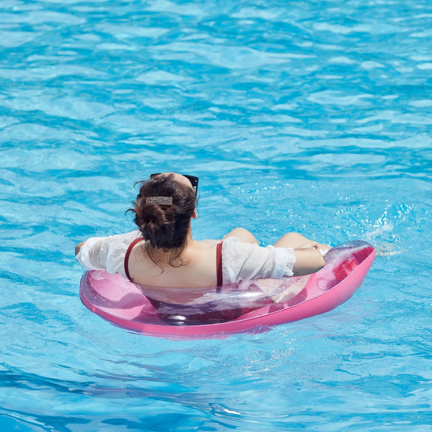 Rooxin Inflatable Pool Float Stick - Multi-Use Swimming Circle & Water Ring