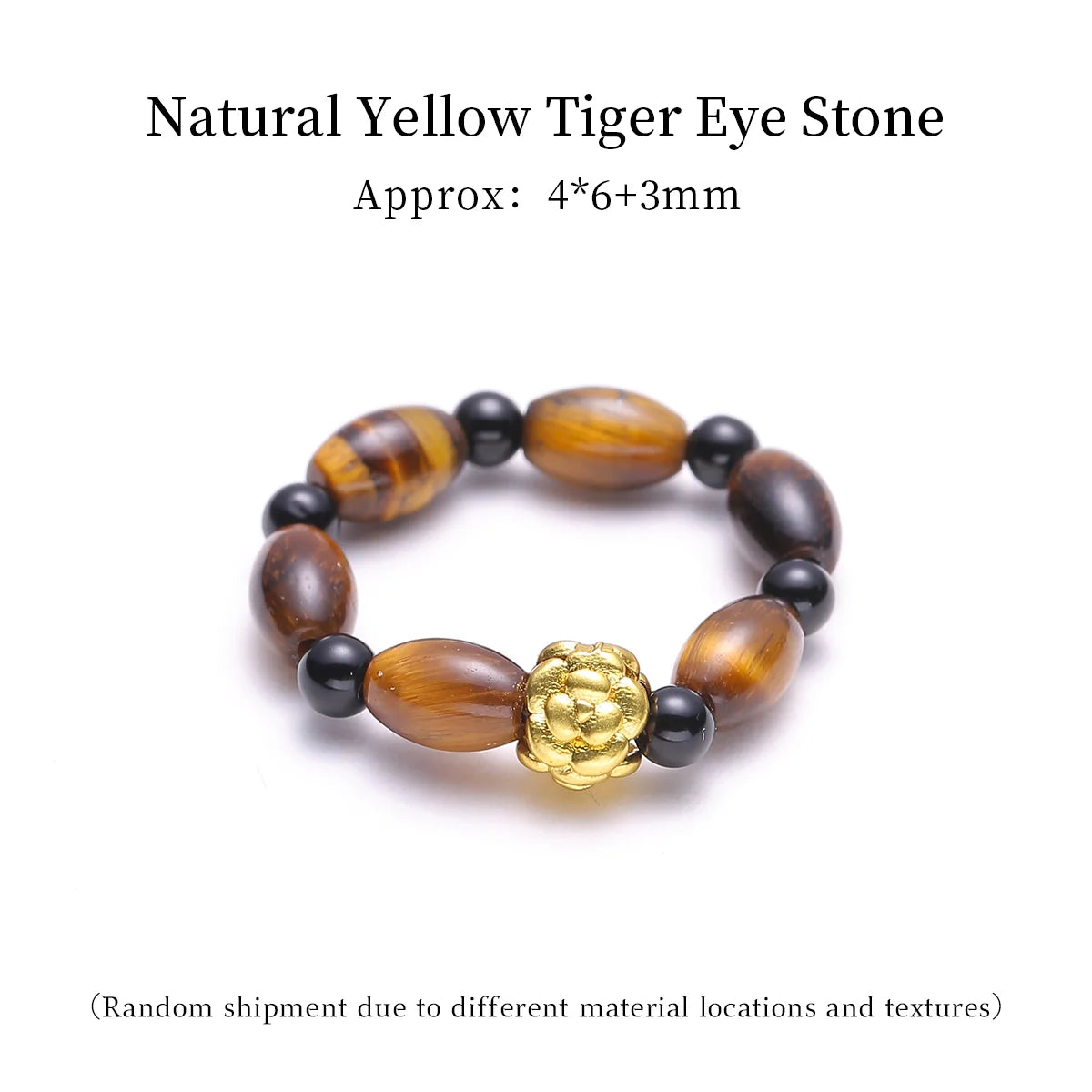 JD Natural Stone Small Bead Crystal Rings for Women Trendy Bohe Handmade Stretch Rings Reiki Healing Party Gifts Couple Jewelry