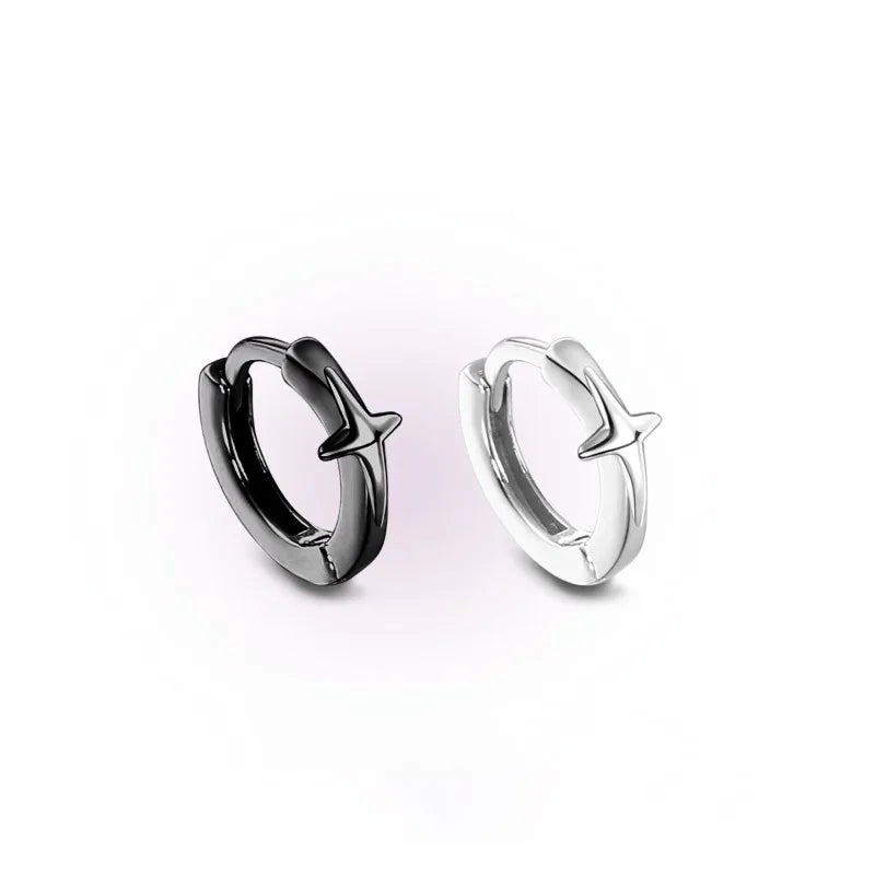 VENTFILLE 925 Sterling Silver Star Earring for Women Girl Personal Originality Trend Hip Hop Neutral Jewelry Gift Dropshipping