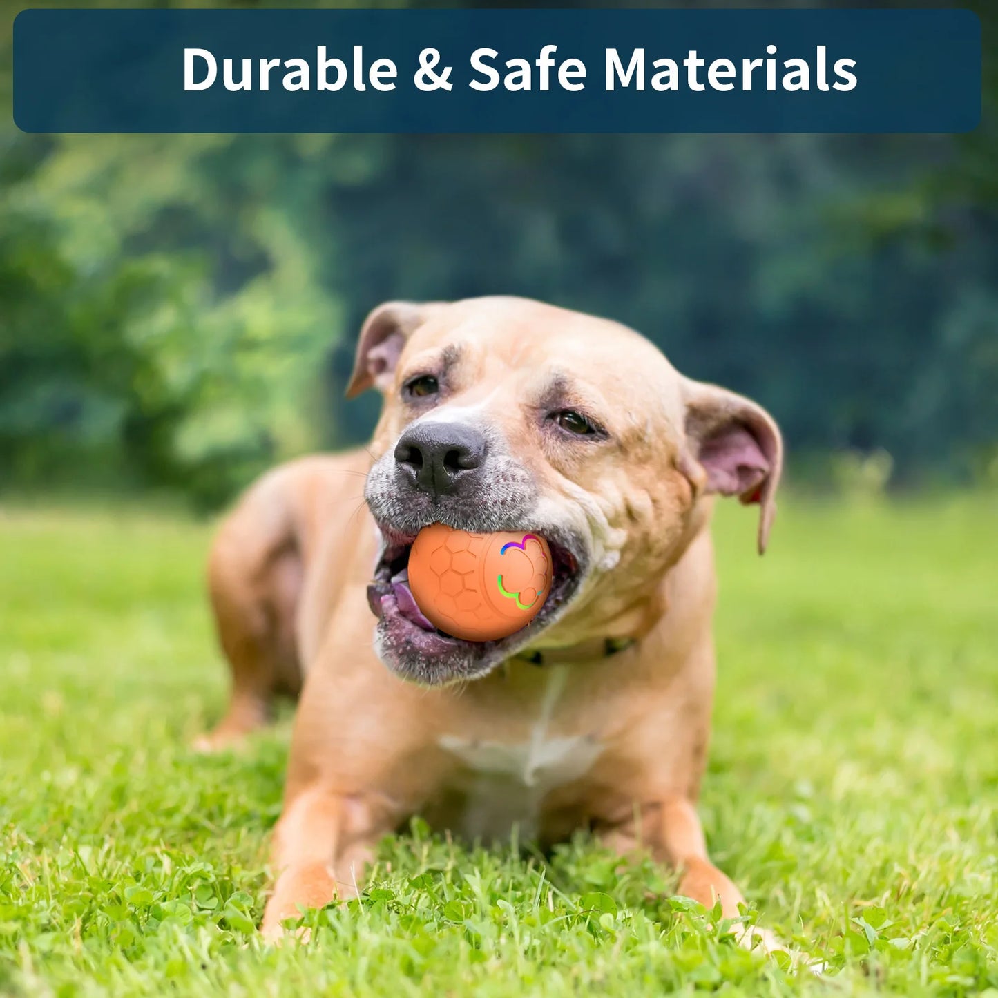 Smart Interactive Dog Toy Ball – USB Rechargeable Automatic Bouncing LED Pet Toy for Dogs & Cats