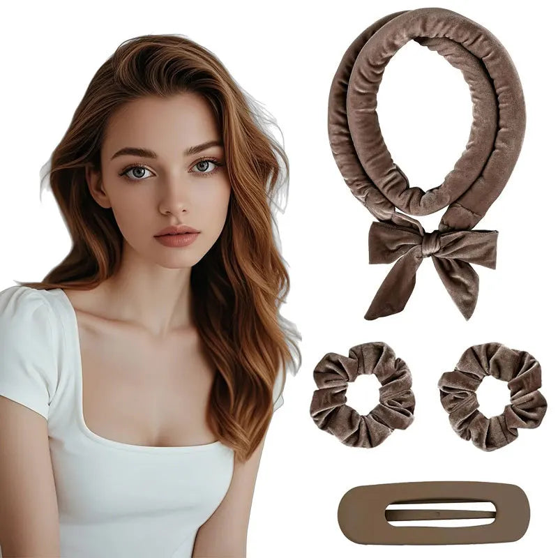 Heatless Curling Rod Headband | Silk Lazy Sleeping Hair Curler