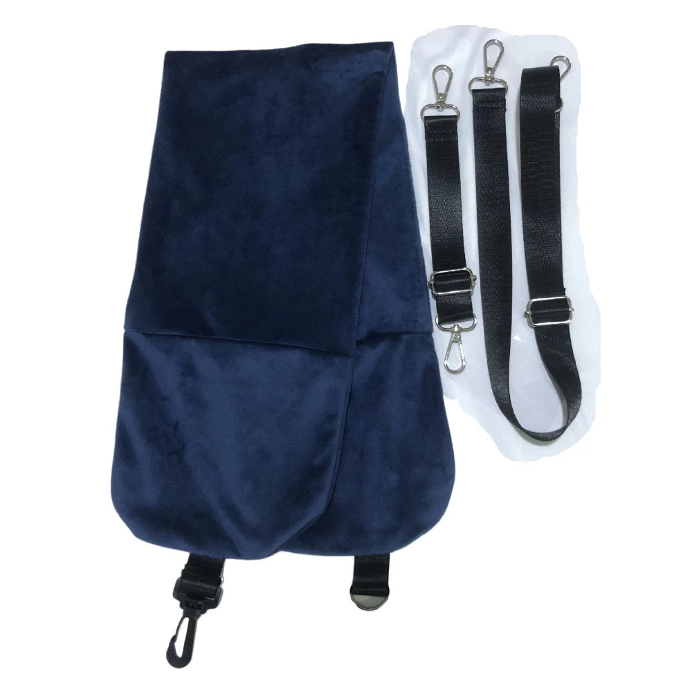 Stuffable Travel Neck Pillow – Clothes Storage Pillow for Flights