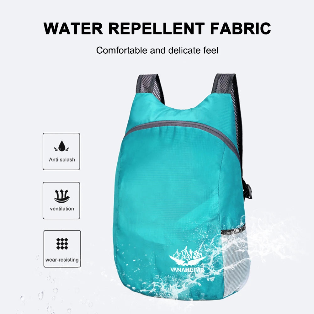 Lightweight Foldable Outdoor Travel Backpack – Waterproof Hiking Daypack for Sports & Travel