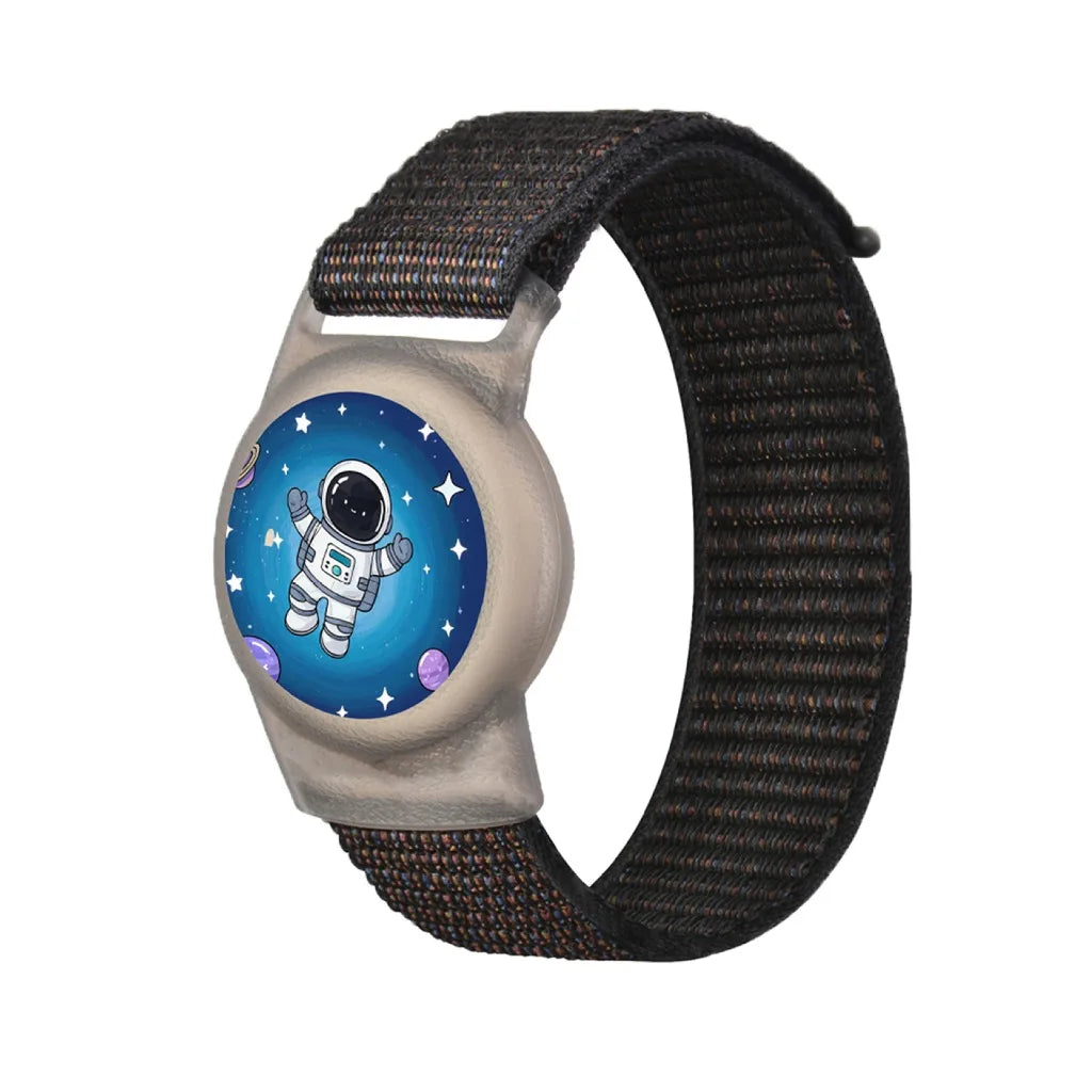 Waterproof AirTag Bracelet for Kids Nylon Hidden Tracker Wristband Toddler Band