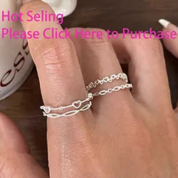 925 Sterling Silver Pearl Smile Adjustable Ring