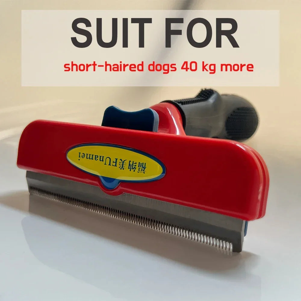 Pet Grooming Brush for Dogs & Cats – Hair Removal & Massage Comb Tool
