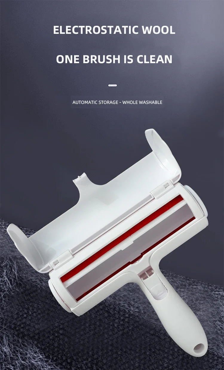 Pet Hair Remover Roller – Self-Cleaning Dog & Cat Fur Remover for Furniture, Clothes & Car Seats