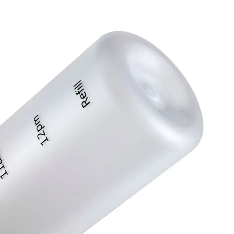 1-Liter Motivational Water Bottle | Sports Bottle with Time Markers & Stickers