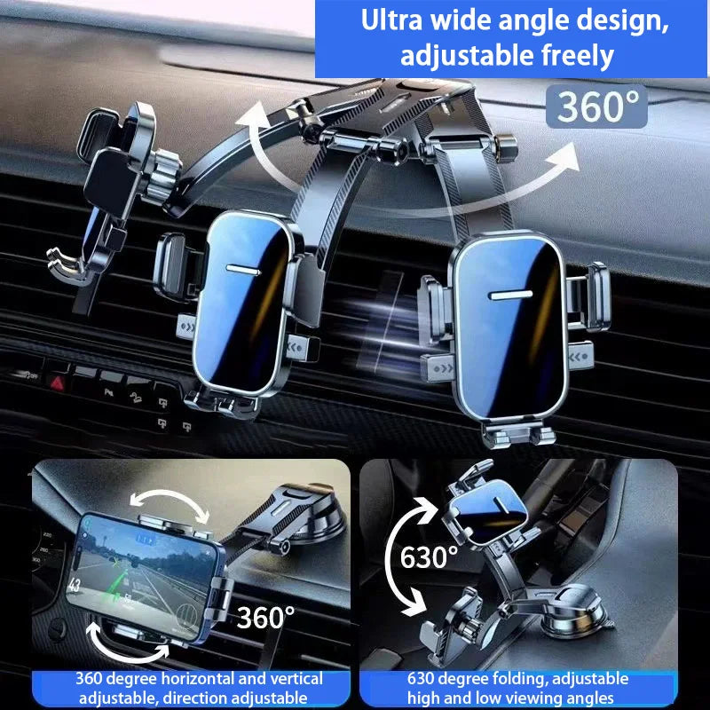 Universal Car Phone Holder – Dashboard & Windshield Mount