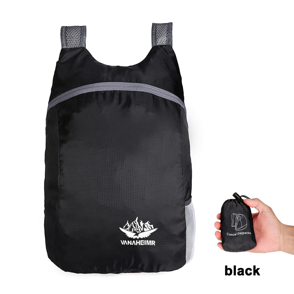 Lightweight Foldable Outdoor Travel Backpack – Waterproof Hiking Daypack for Sports & Travel