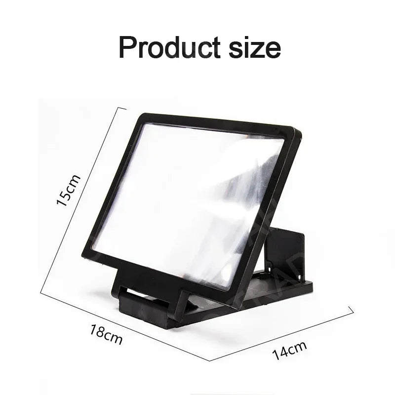3D HD Mobile Screen Magnifier Stand
