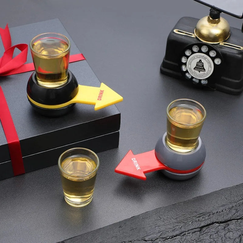 Alcoholic Penalty Turntable Toys Russian Roulette Friend Drinking Booster Game Props Bar 2023 Entertainment Atmosphere Supplies