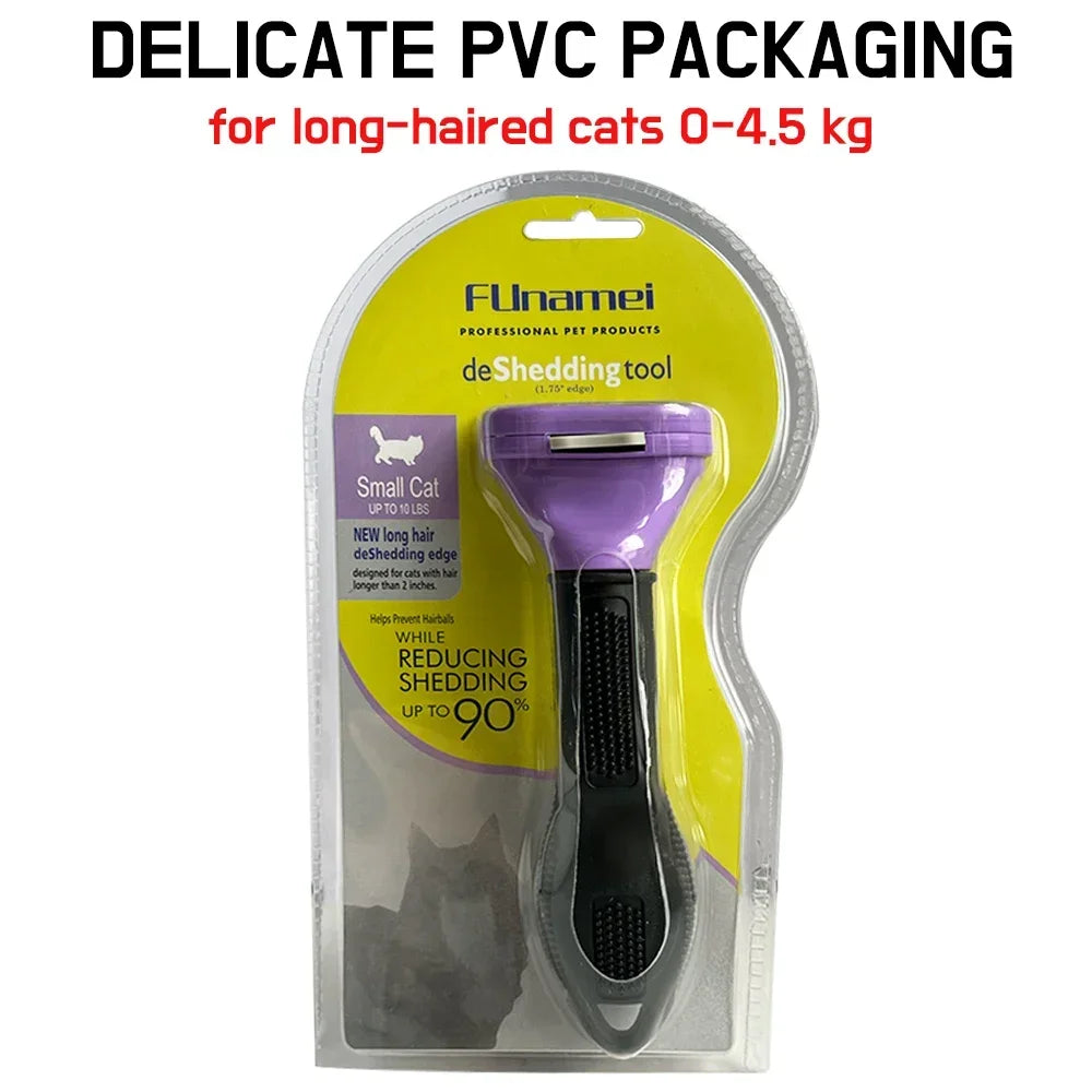 Pet Grooming Brush for Dogs & Cats – Hair Removal & Massage Comb Tool
