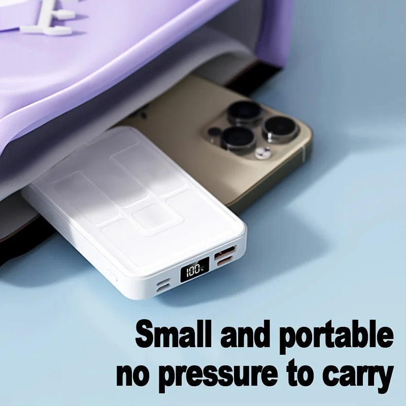 10000mAh Portable Power Bank Dual USB Fast Charging External Battery Charger