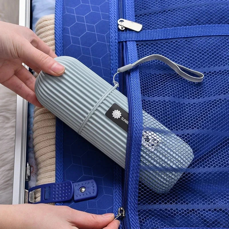 Portable Toothbrush & Toothpaste Travel Case