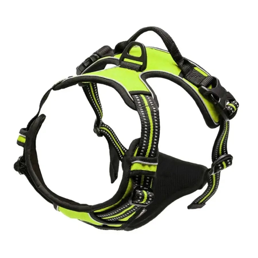 Dog Collar Harness & Leash Set – Leather Vest for Small & Medium Dogs