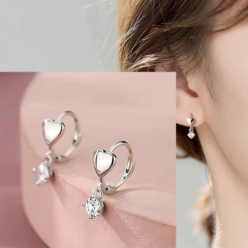 VENTFILLE 925 Sterling Silver Star Earring for Women Girl Personal Originality Trend Hip Hop Neutral Jewelry Gift Dropshipping