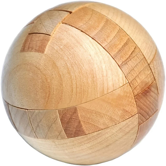 3D Wooden Puzzle Balls Brain Teaser Desktop Decoration Holiday Gift Toys