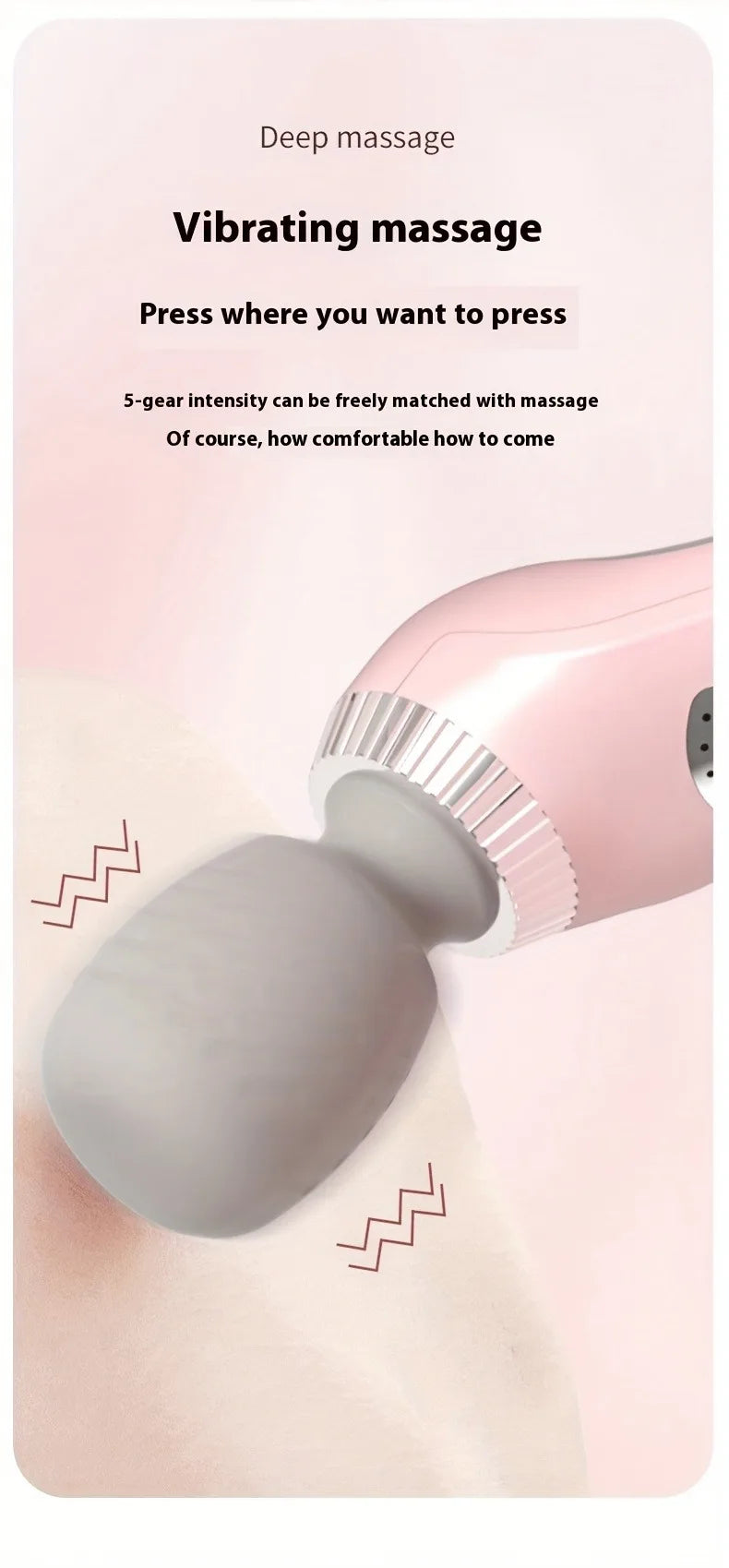 Ultra-Portable Handheld Massage Gun | USB Rechargeable Full-Body Muscle Relaxer