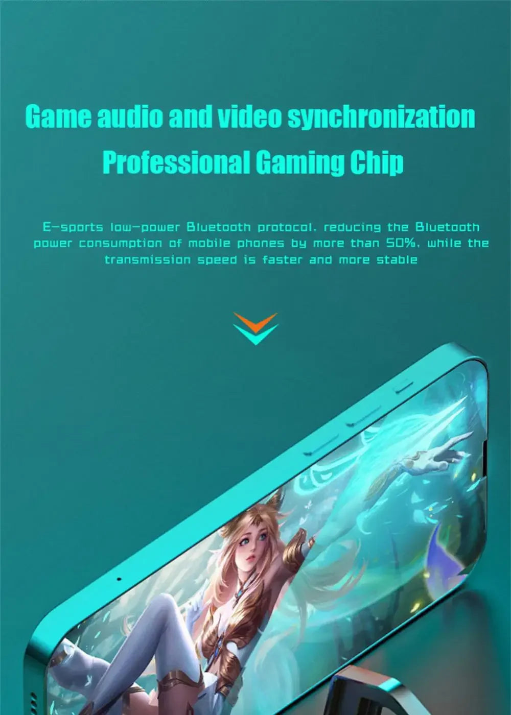 TWS N35 Bluetooth Gaming Earbuds with Digital Display