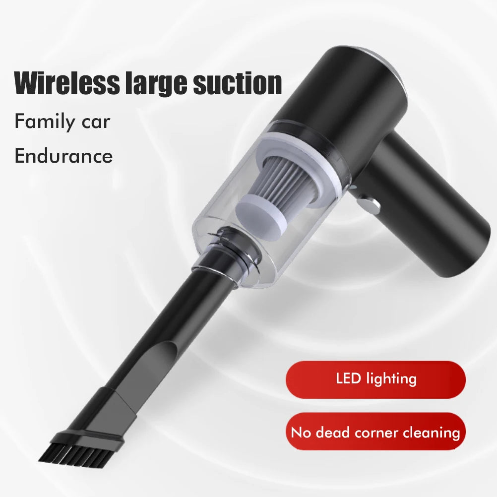 Mini Handheld Car Vacuum Cleaner & Interior Blower | Lightweight Wet & Dry Solution