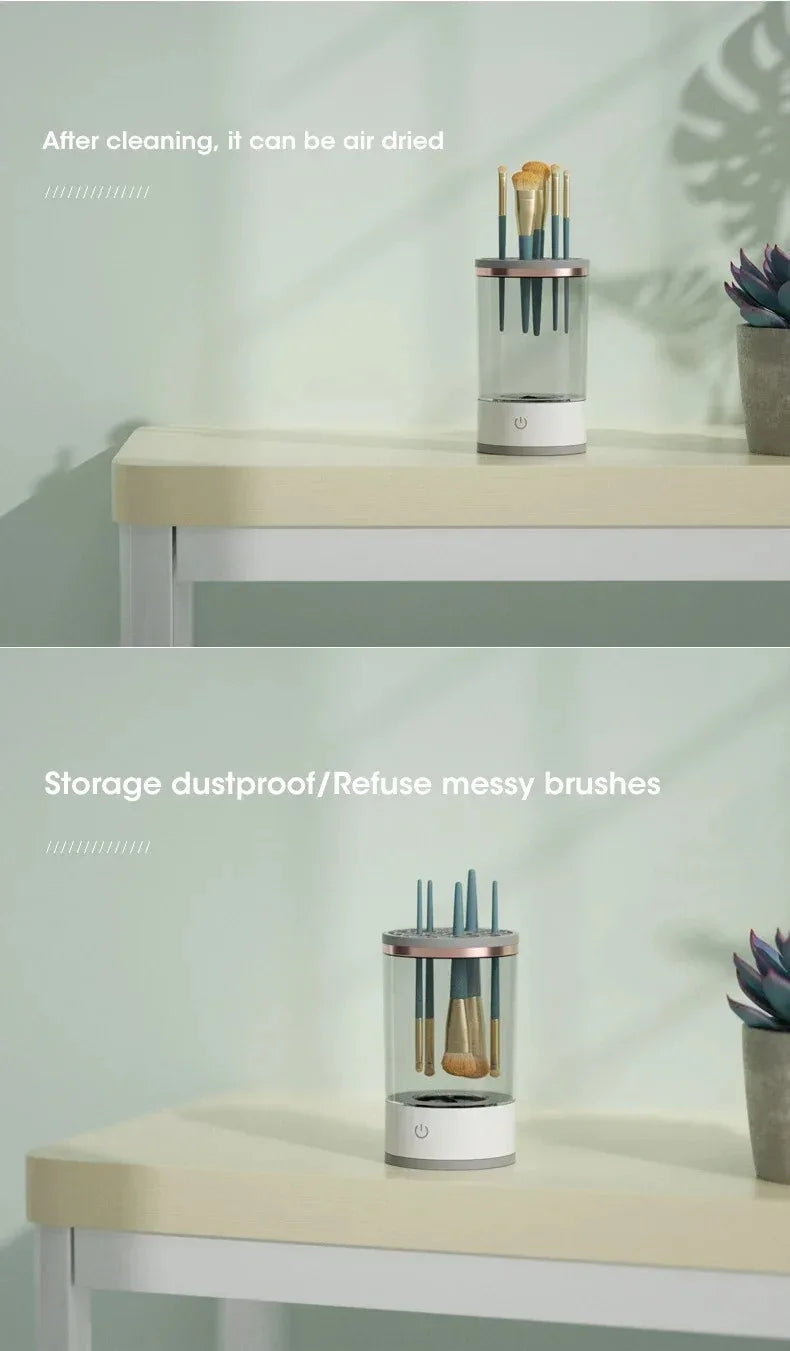 Electric Makeup Brush Cleaner & Dryer Machine
