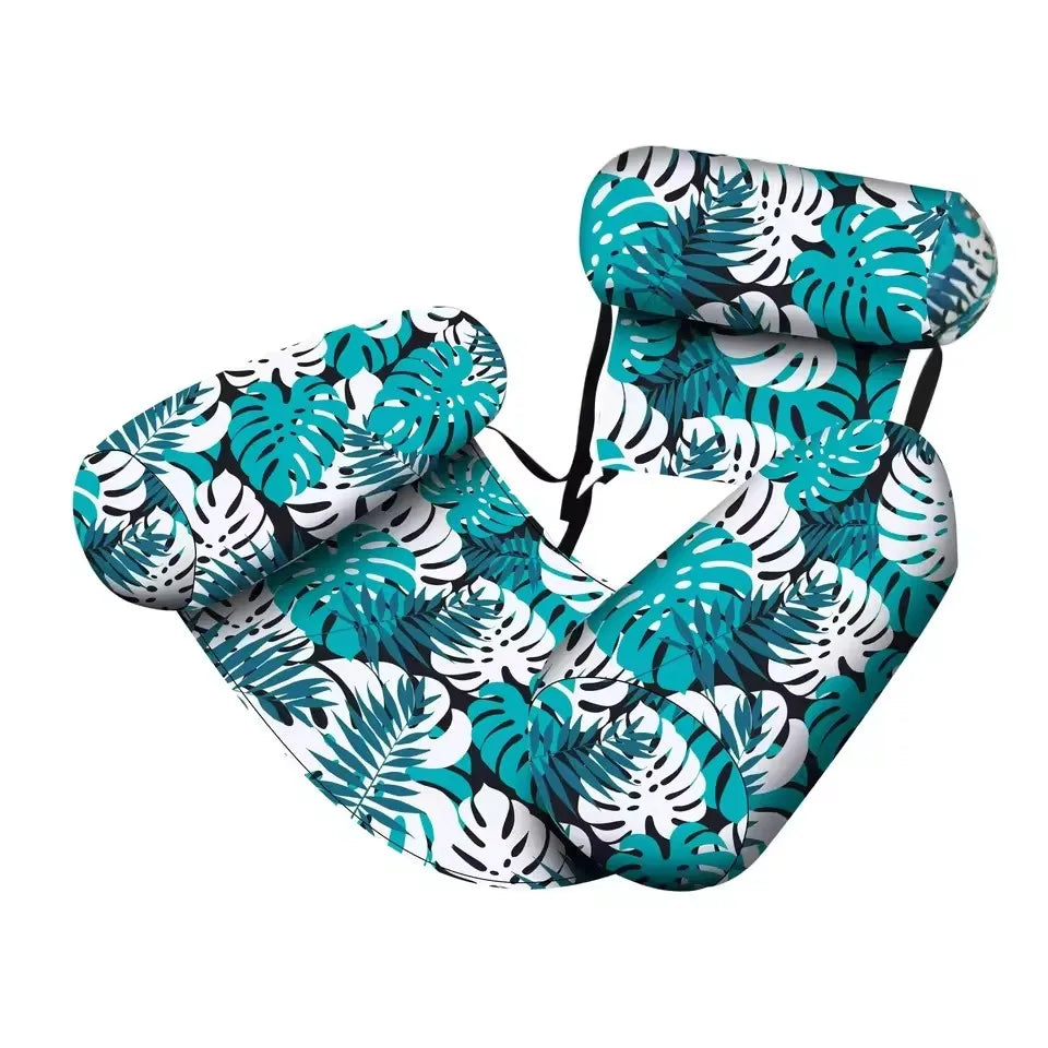 JOYFY 4-in-1 Suntan Tub Raft Floatie - 70" Inflatable Pool Float Lounger