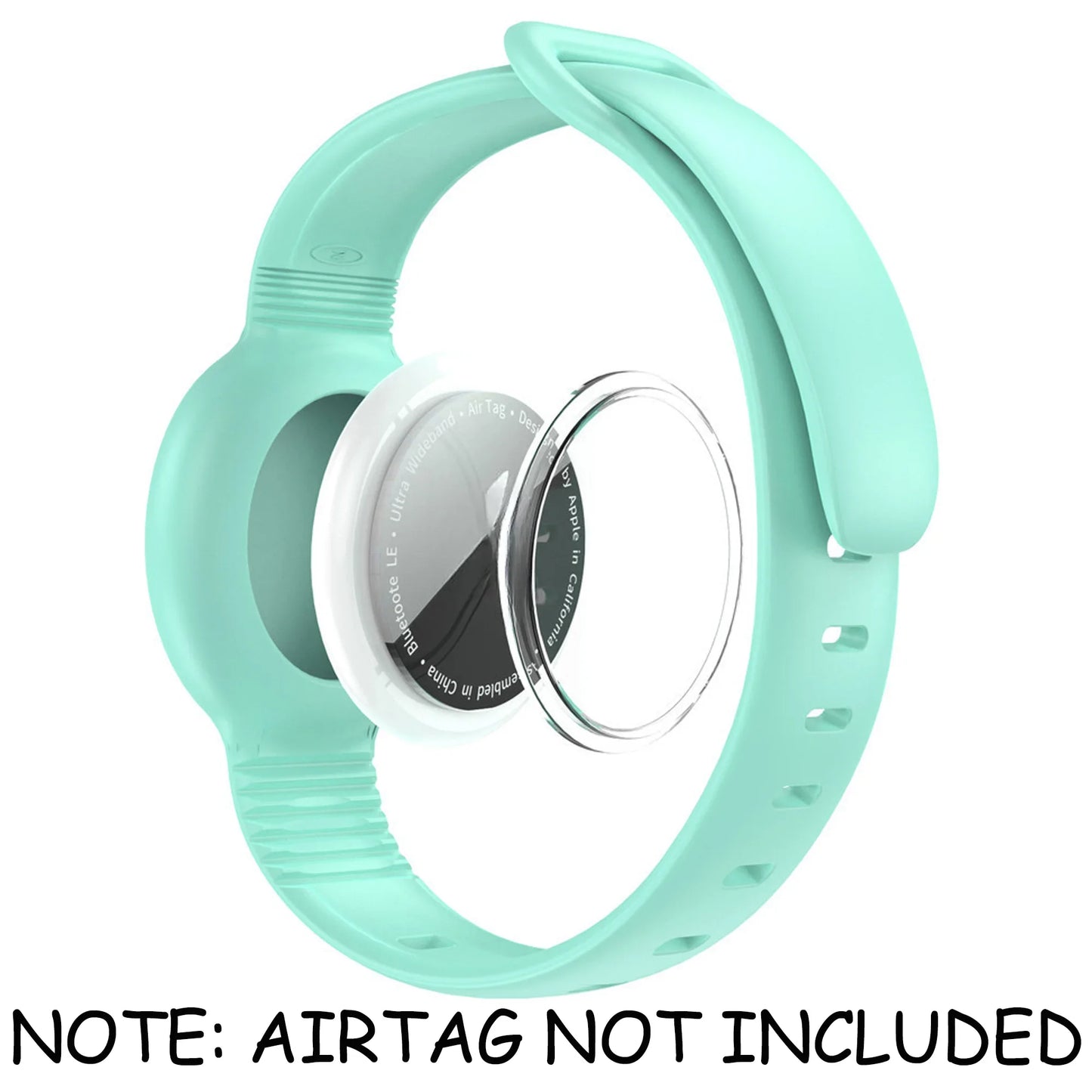 Waterproof AirTag Bracelet for Kids Nylon Hidden Tracker Wristband Toddler Band