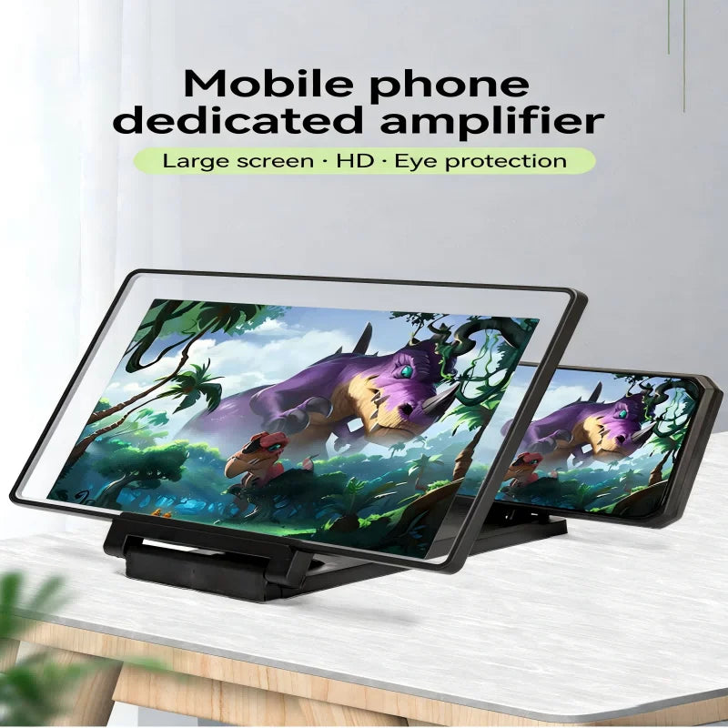 3D HD Mobile Screen Magnifier Stand