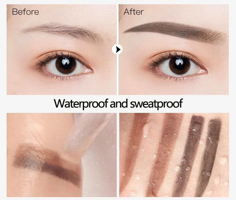 Waterproof Eyebrow Stamp Powder Kit