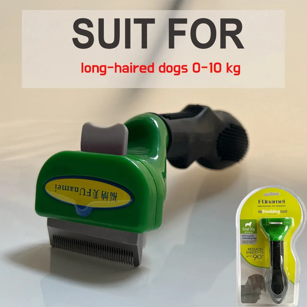 Pet Grooming Brush for Dogs & Cats – Hair Removal & Massage Comb Tool