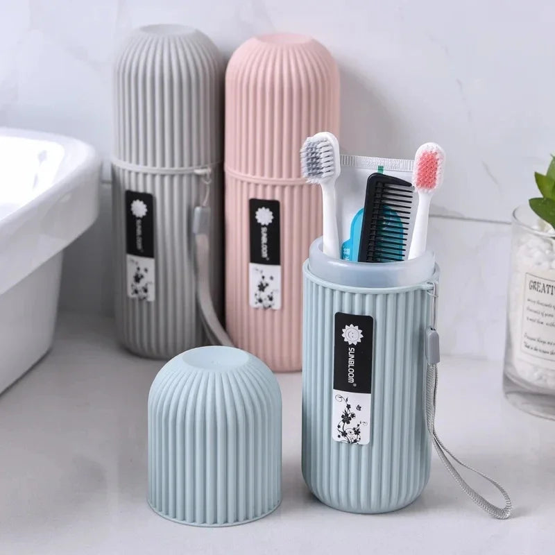 Portable Toothbrush & Toothpaste Travel Case