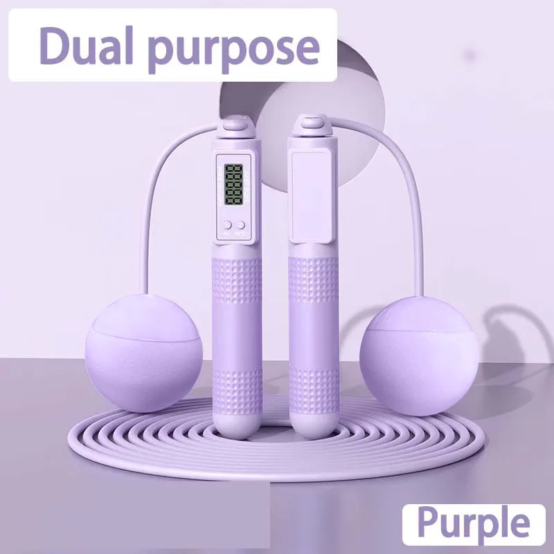 Intelligent Counting Cordless Jump Rope | Professional Dual-Purpose Fitness Tool