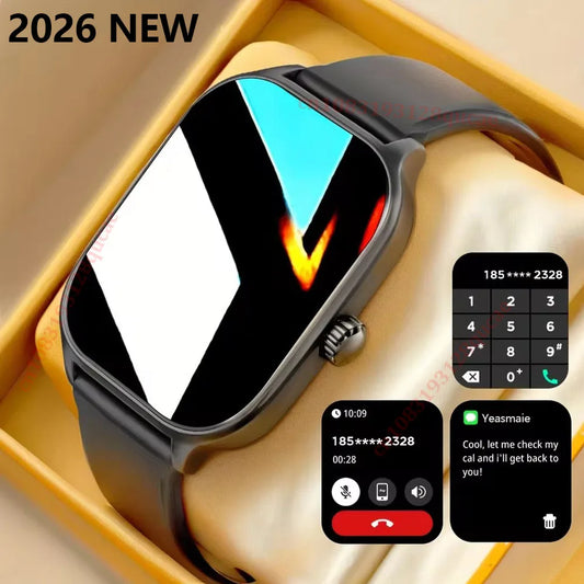 Bluetooth Call Smart Watch 2.01 Inch HD Screen Sports Fitness Tracker Wristband