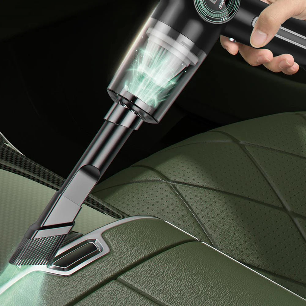 29000Pa Ultra-High Suction Mini Vacuum | 120W Wireless Handheld with Smart LCD Display
