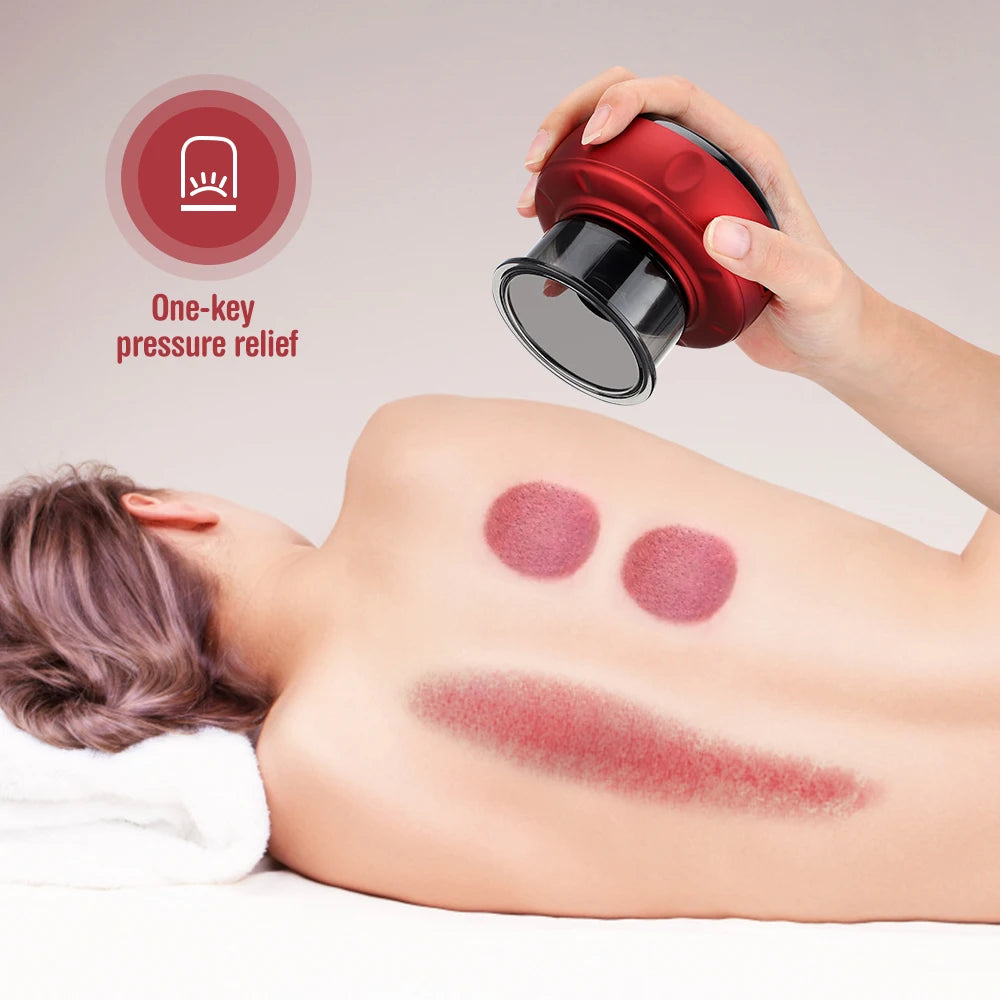 Smart 3-in-1 Vacuum Cupping & Gua Sha Set | 12-Level Heat & Suction Recovery System