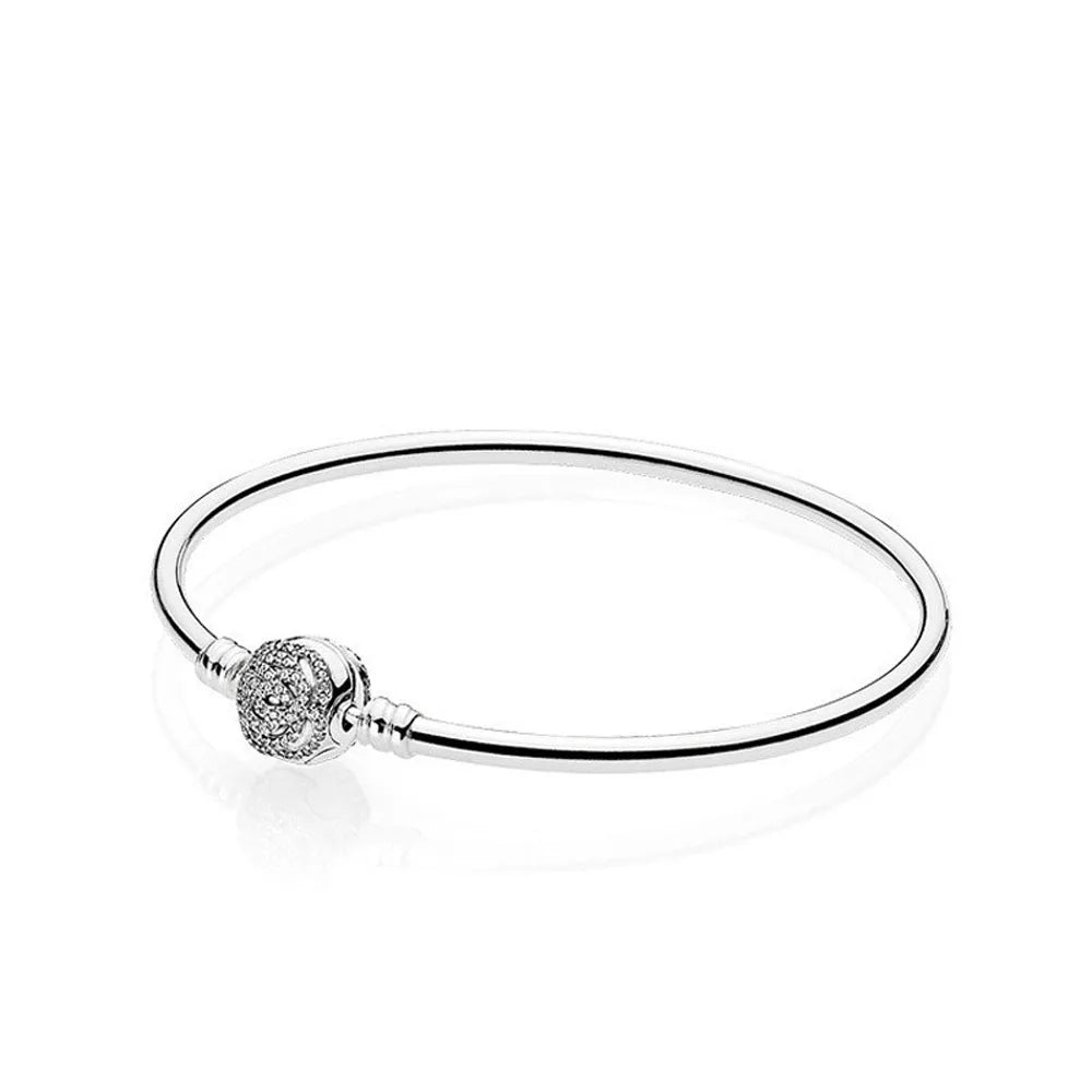 Hot Selling 925 Silver Flower Shaped, Heart Shaped, Butterfly Bracelet, Suitable For European Women's Fashionable Luxury Jewelry