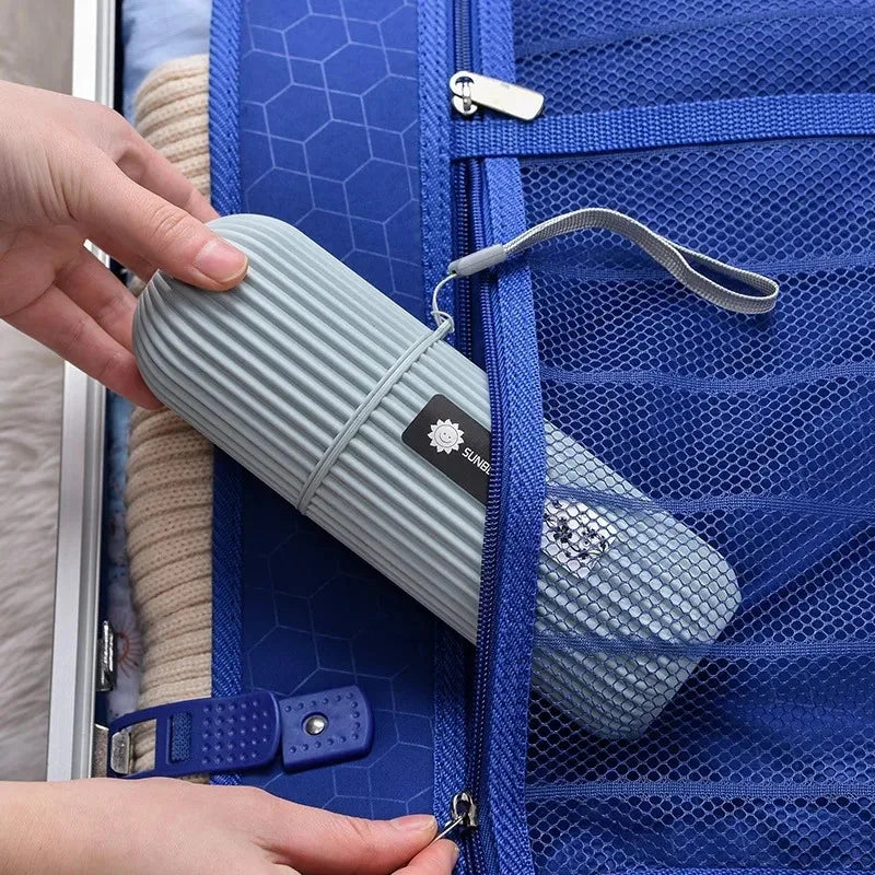 Portable Toothbrush & Toothpaste Travel Case
