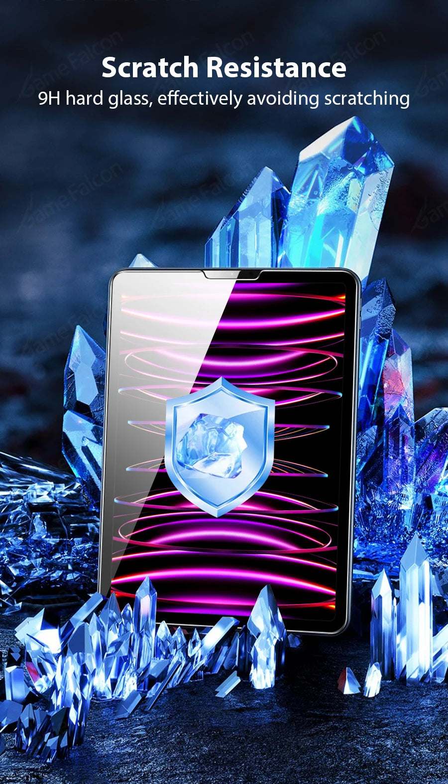 iPad Tempered Glass Screen Protector (Universal Fit)