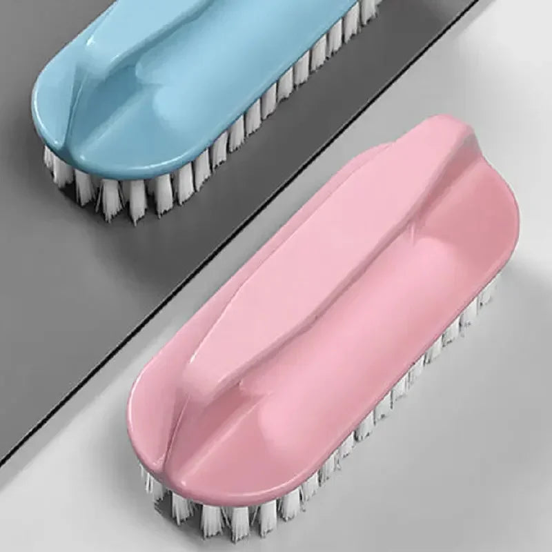 1PC Stiff Bristle Shoe Wash Plastic Brush Multi-functional Household Hand-held Cleaning Brush Laundry Bathroom Brush