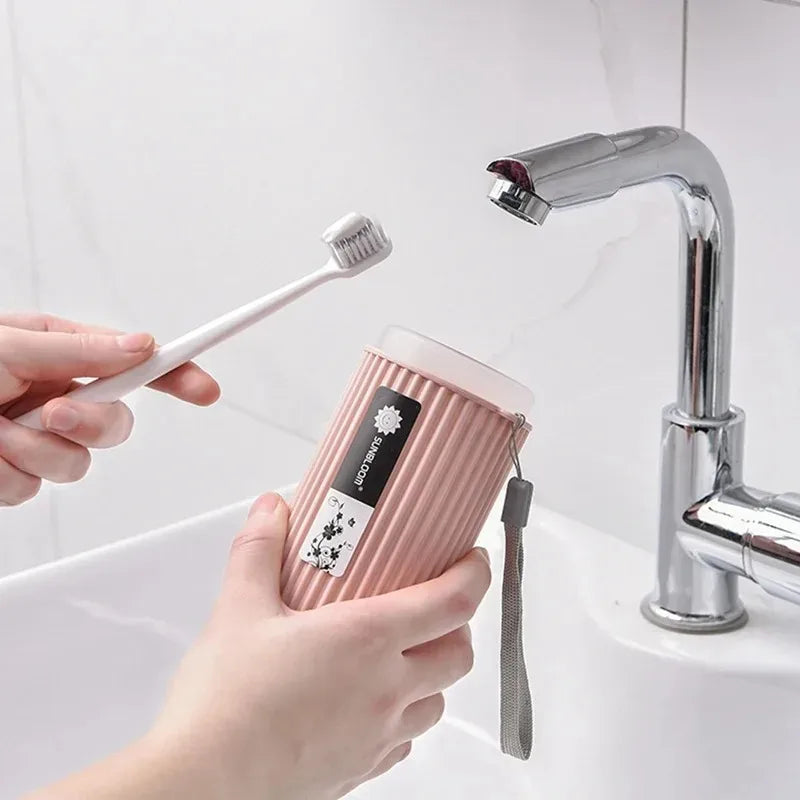 Portable Toothbrush & Toothpaste Travel Case