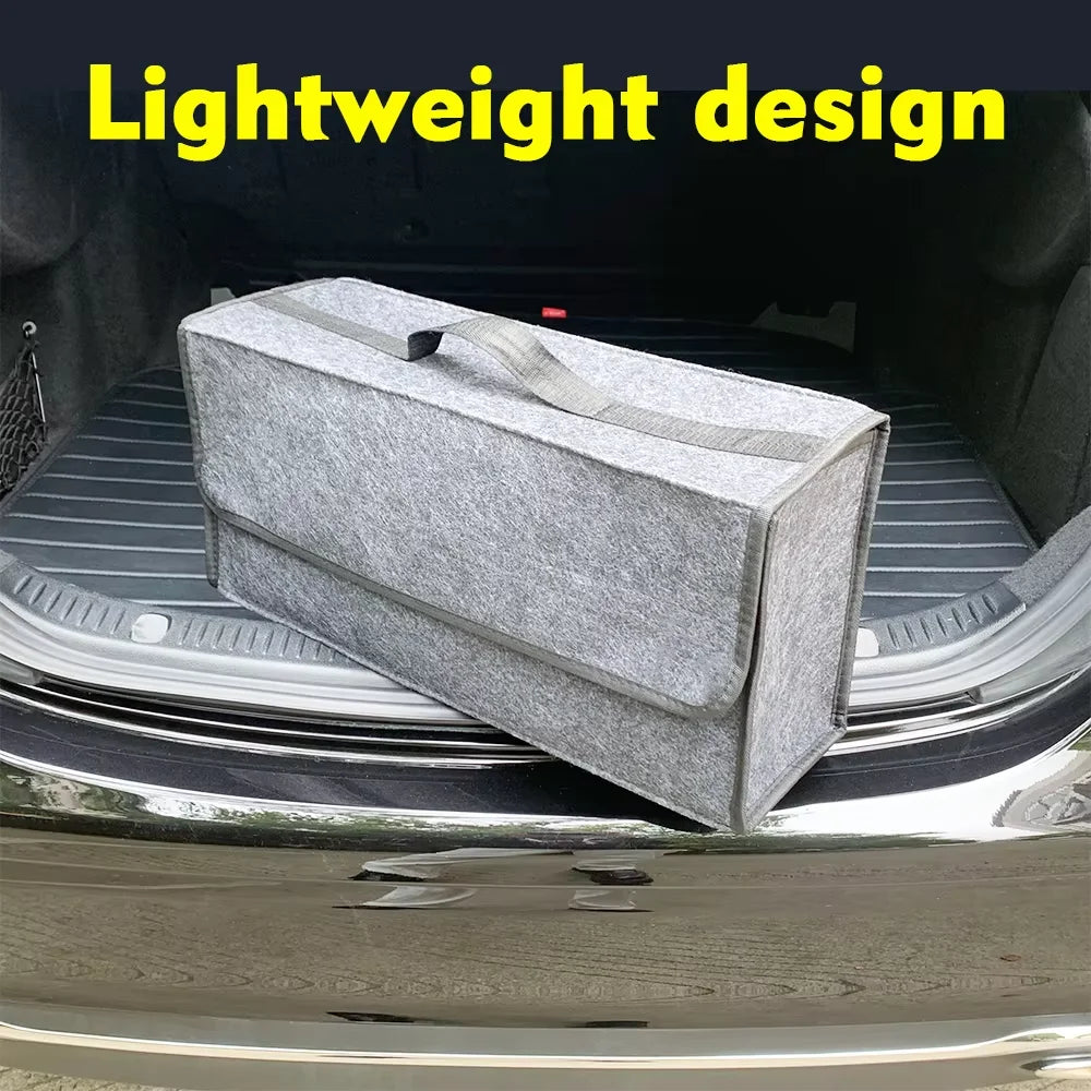 Car Trunk Organizer Large Felt Storage Bag