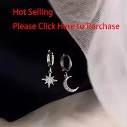 VENTFILLE 925 Sterling Silver Star Earring for Women Girl Personal Originality Trend Hip Hop Neutral Jewelry Gift Dropshipping