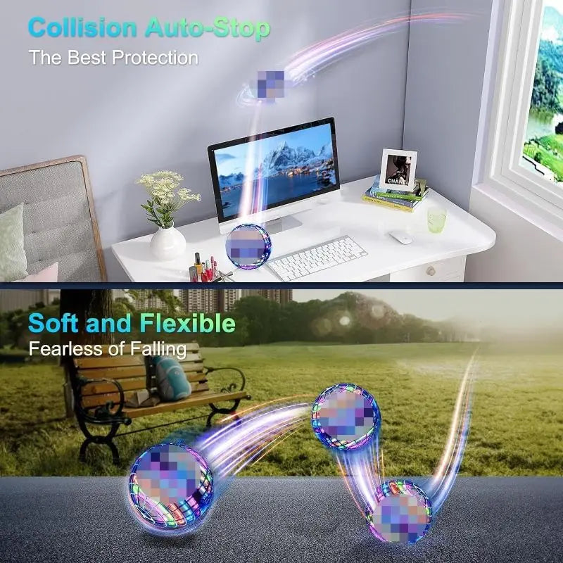 Hand-Controlled LED Flying Ball Toy