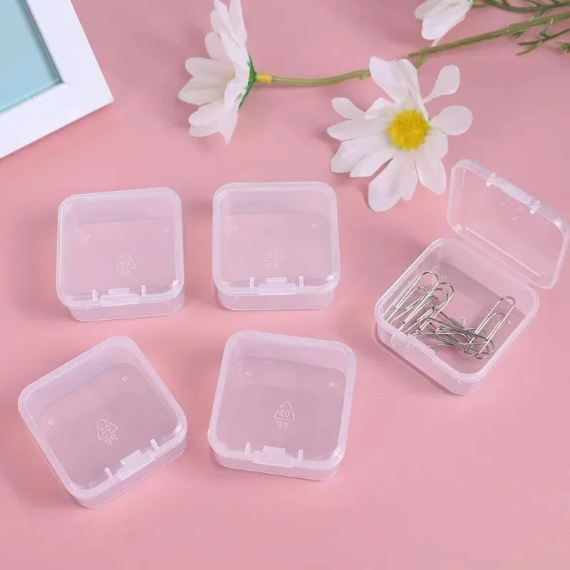 Mini Transparent Jewelry Storage Box Set