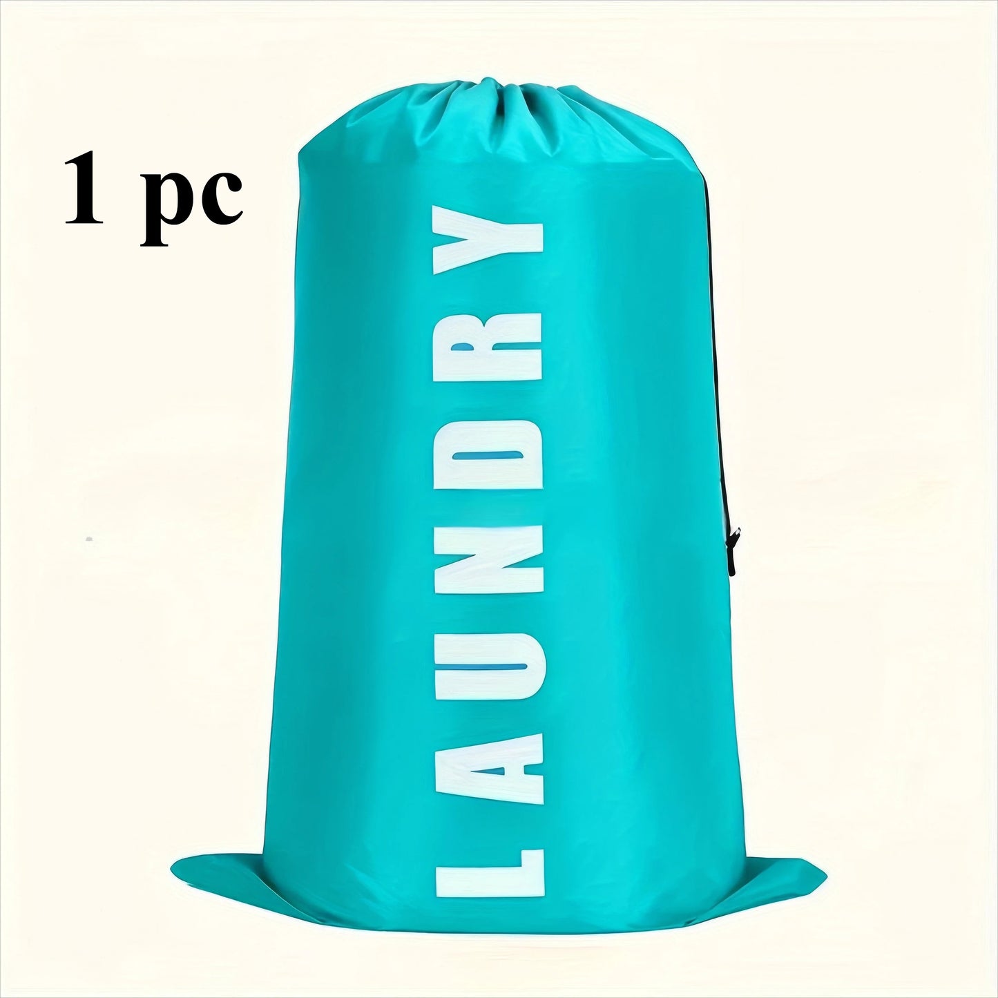 Durable Oxford Cloth Drawstring Storage Bag | Foldable & Portable Design (Blue)