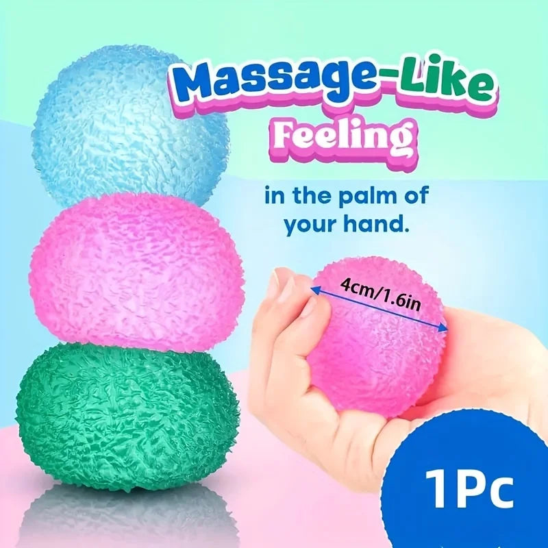 Multicolor Squishy Ice Ball Toy – Soft Sensory Stress Relief