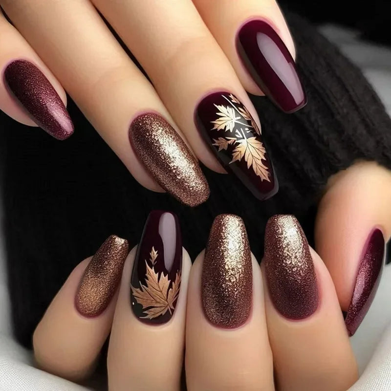 24pcs Simple French Press on Nails Tips Love Stripe Design Short Square False Nails Woman Acrylic Full Cover Nail Art Fake Nail